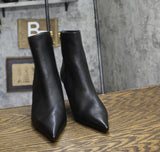 Michael Michael Kors Womens Luna Pointed Booties 40F4LUME5L Black 7M