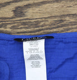 Lauren Ralph Lauren Womens Top & Pants Cover Up Swim Woven Blue Saturn M