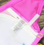 Bleu By Rod Beattie Key Item Shirred Underwire Bikini Swim Top Dahlia Pink 34DD
