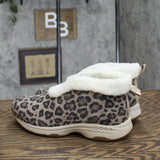Easy Spirit Women's Treepose Faux Fur Lined Booties Leopard Brown 6.5M