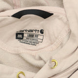 Carhartt Mens Loose Fit Heavyduty Fleece Pullover Hoodie 166fbc6f1780c7 Pink 2XL