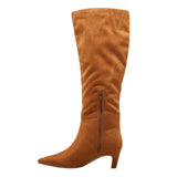 Universal Thread Tall Dress Boots with Memory Foam Insole Chestnut Brown 7.5M