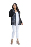 Belldini Womens Fashion Crochet Long Sleeve Knit Cardigan Sweater Black 1X