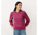 Lc Lauren Conrad Women's Pleated French Terry Hoodie WL23K019RS1