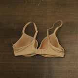 Auden Womens Luxe Stretch Comfort Wire Demi T-Shirt Bra Pearl Tan Brown 38B