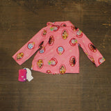 Disney Toddler Girls Princess Christmas Holiday Pajama Set 2-Piece Pink 2T