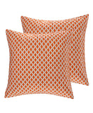Levtex Mackenzie 2-Piece Euro Sham Set Orange Multi 26x26