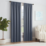 Eclipse Thermapanel Darkening Rod Pocket Window Curtain Panel Blue 54x84
