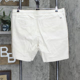 Buffalo David Bitton Men's Higgers Cotton Twill Blend Shorts Milk Off White 38