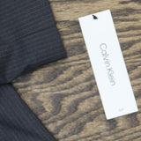 Calvin Klein Womens Single Button Blazer Suit Jacket Charcoal Gray / Cream 6