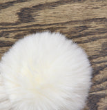 Style & Co. Womens Solid Cable Knit Beanie with Pom SC1542501 Ivory Off White