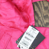 INC International Concepts Notch 2-Piece Collar Pajama Set Magenta Chain Pink L