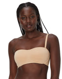 Maidenform Womens Strapless Bra with Stay-Put Tech Wireless Almond Brown L