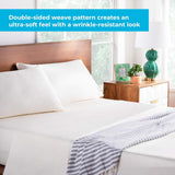 Linenspa 600 TC 3-Piece Ultra Soft Deep Pocket Cotton Sheet Set Ivory Twin XL