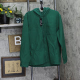 Original Use Mens Hooded Long Sleeve Button-Down Shirt 90756408 Green L