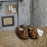 A New Day Tasmin Buckle Strap Flats 94568230 Leopard Brown 8.5M
