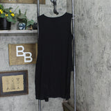 Alfani Womens Knot-Detail High-Low Tunic Shirt Top 100059200MS Black M