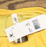 Ny Collection Neck Wide Cuff Jersey Knit Blouse Samoan Sun Yellow XL