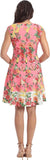 London Times Women's Perfect Versatile Scuba Crepe Fit & Flare Dress T6720M