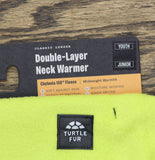 Turtle Fur Double-Layer Neck Warmer Fleece Gaiter 90058418 Bright Lime Green