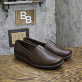 Easy Spirit Arlie Womens Wedge Slip-On Flats SEARLIE3 Dark Brown 11M