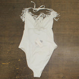 L*Space Womens Desert Days One Piece Swimsuit LSDEMC25 White XL