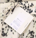 Calvin Klein Womens Printed Pull-on Pants Wide Leg Lined Light Gray Print M