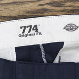 Dickies Women's Original 774 Work Pant FP774DN Dark Navy Blue 8 Tall