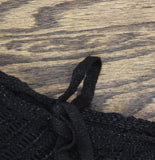 Dotti Womens Crochet Side-Tie Cover-up Maxi Skirt 85273 Black L