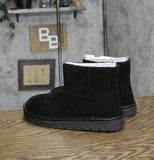 Universal Thread Womens May Faux Suede Booties with Memory Foam Insole Black 8M