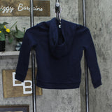 Lacoste Big Boys Core Fleece Pullover Hoodie 947028L Navy Blue 7