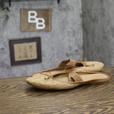 A New Day Ida Woven Raffia Mule Flats 94822385 Beige Brown 9.5M