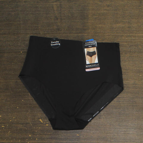 Miraclesuit Womens Look Smoother in Seconds Light Shaping Brief 2534P Black XL