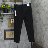 Calvin Klein Womens Highline Solid Recycled Ankle Pants CSE4841A Black 4