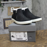 Ecco Soft 7 Side-Zip Low Bootie Sneaker 430243 Black Nubuck US 6M-6.5M (EUR 37)
