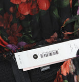 Aqua Womens Floral Bustier Maxi Dress IDO14179 Black Multi S