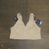 Bali ComfortFlex Fit Seamless 2-Ply Wireless Bra Almond Aztec Brown 3XL