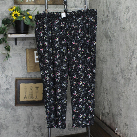 Cj Banks Womens Plus Size Woven Unlined Pull On Casual Pants 5340