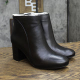 Inc International Concepts Womens Floriann Block-Heel Ankle Booties Black 7M