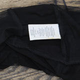 R&M Richards Womens Mesh Knit Long Sleeve Open Front Jacket Black 4