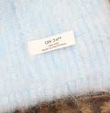 On 34th Womens Solid Brushed Beanie Rolled Cuff Fuzzy Wool MO1542505 Light Blue