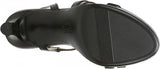 Naturalizer Womens Brenta Heeled Sandal H9892S0 Black 6.5M