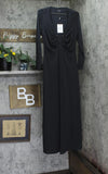 Bardot Women's Remy Embellished Plunge Neck Maxi Knit Dress 59475DB Black 10