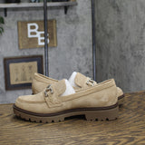 Journee Collection Comfort Foam Jessamey Platform Loafers Taupe Brown 7.5M