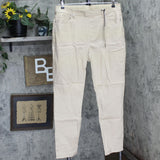 DG2 by Diane Gilman Womens Straight Stretch Denim 5-Pocket Jegging Brown L