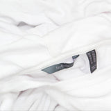 AnyBody Women's Baby Terry Hooded Sharkbite Tunic Top A354753 White 2X