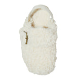 Cat & Jack Girls Mila Faux-Shearling Clog Loafer Slippers Ivory Off White 6T
