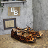 A New Day Womens Tasmin Leopard Print Flats 94568225 Leopard Light Brown 6M