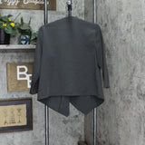 The Limited Womens Open Front Woven Jacket 166a85d225aefe Gray L