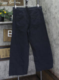 Universal Thread Womens High-Rise Sailor Wide Leg Ankle Jeans 89508553 Black 14